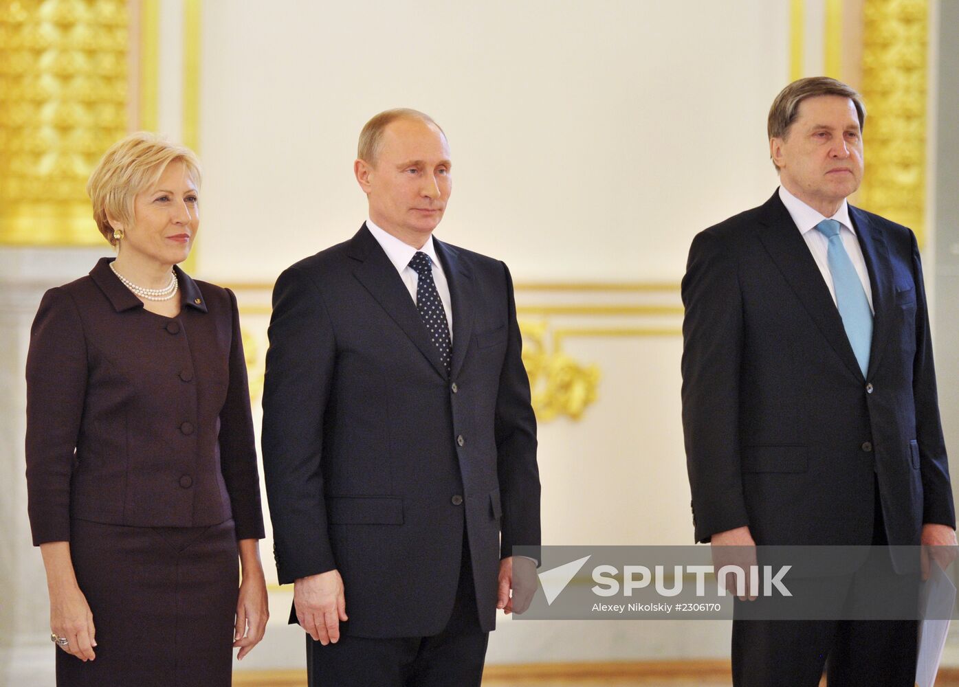 Ceremony of presenting credentials to Russian President Vladimir Putin at the Grand Kremlin Palace