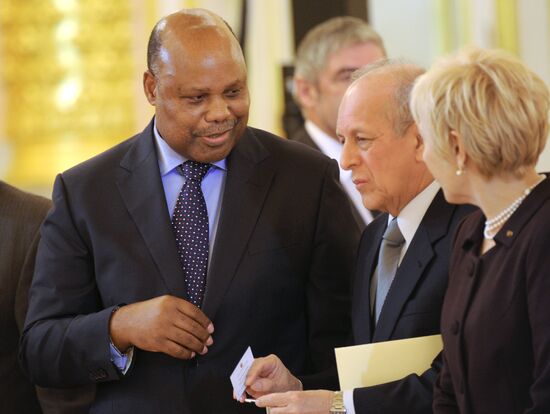 Ceremony of presenting credentials to Russian President Vladimir Putin at the Grand Kremlin Palace