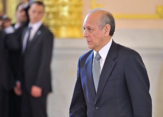 Ceremony of presenting credentials to Russian President Vladimir Putin at the Grand Kremlin Palace