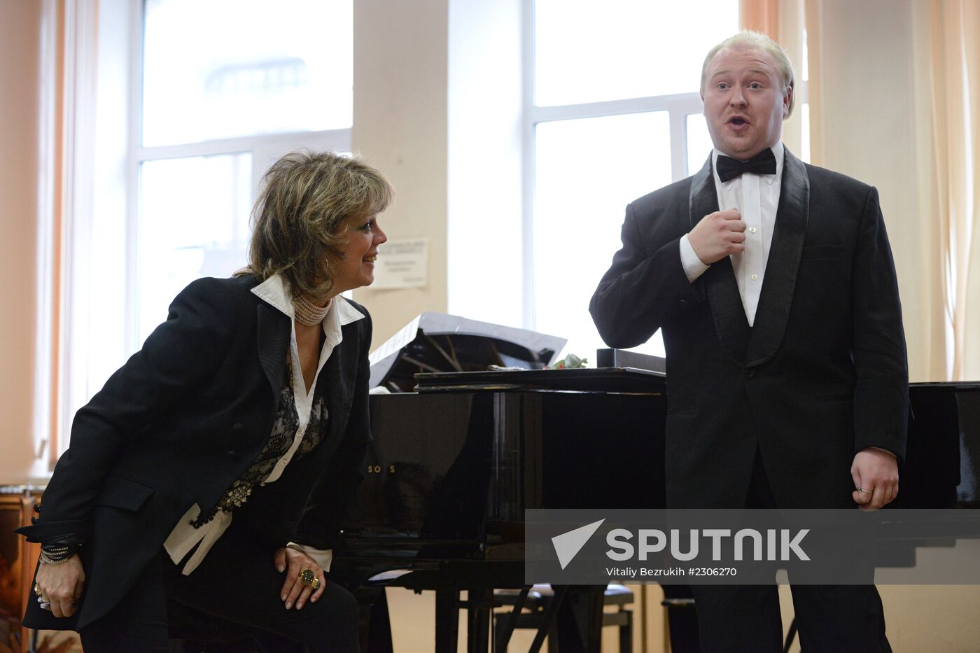 Master-class by Lyubov Kazarnovskaya in Gifted Children-2013 project