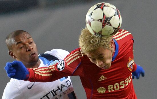 2013–14 UEFA Champions League. CSKA Moscow vs. Manchester City