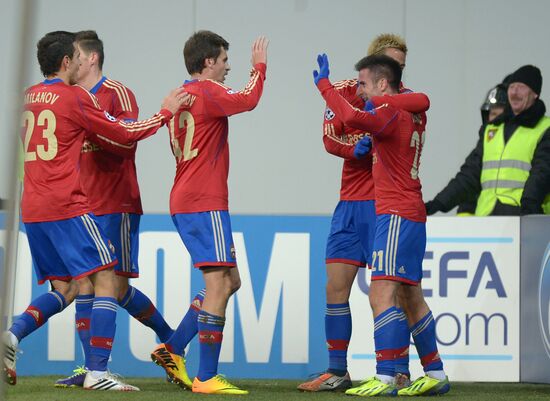 2013–14 UEFA Champions League. CSKA Moscow vs. Manchester City