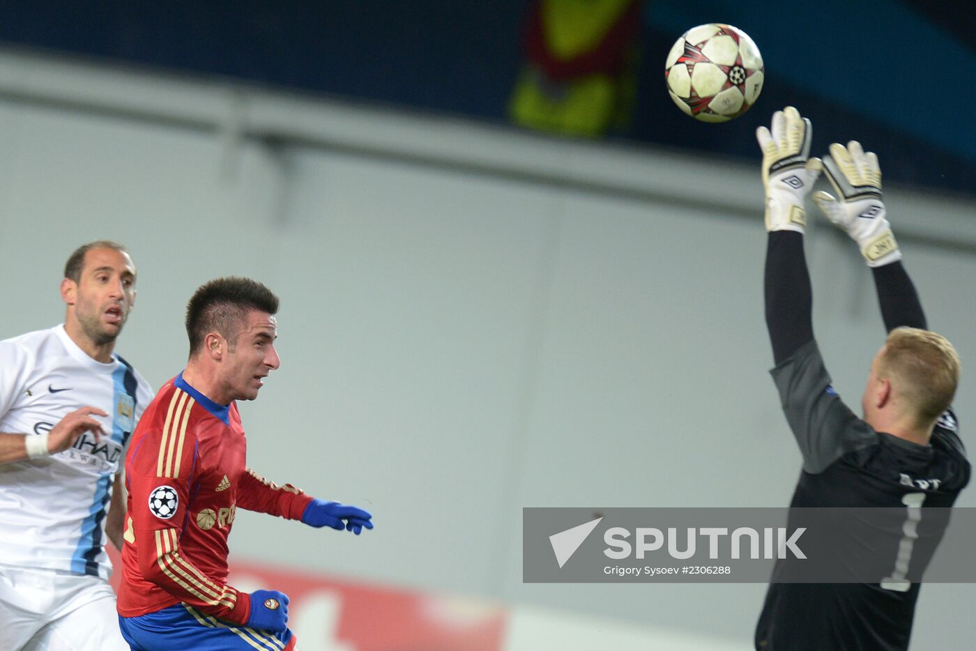 2013–14 UEFA Champions League. CSKA Moscow vs. Manchester City