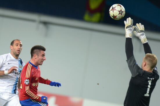 2013–14 UEFA Champions League. CSKA Moscow vs. Manchester City