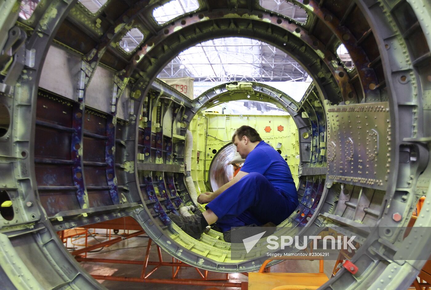 Dmitry Rogozin visit Irkutsk aviation plant