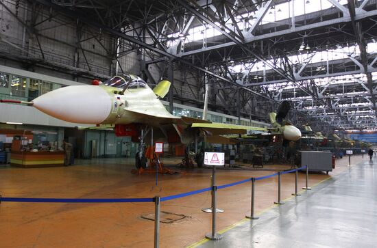 Dmitry Rogozin visit Irkutsk aviation plant