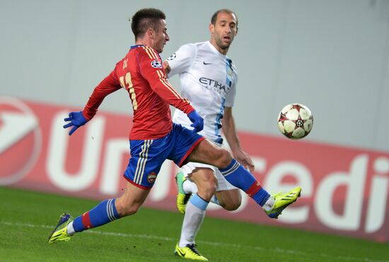 2013–14 UEFA Champions League. CSKA Moscow vs. Manchester City