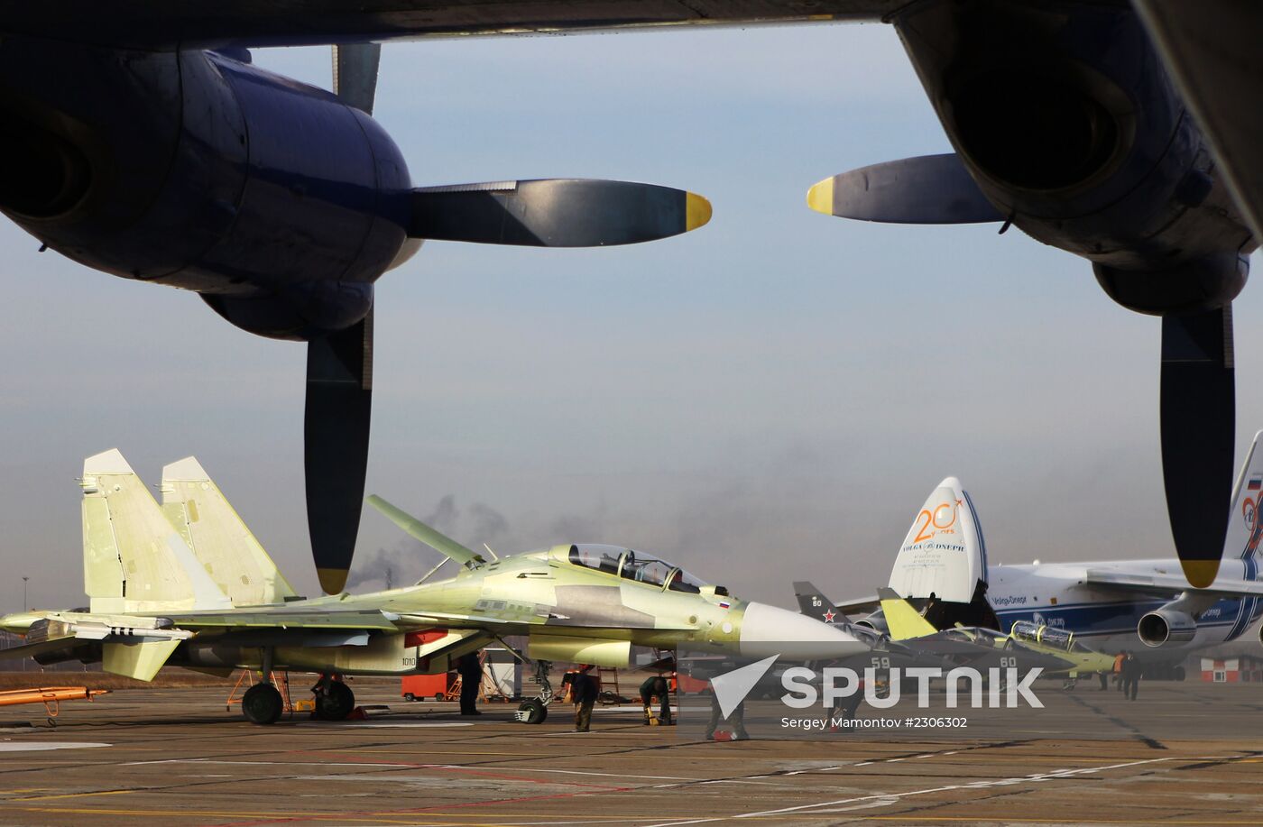 Dmitry Rogozin visit Irkutsk aviation plant