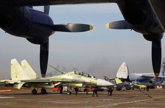 Dmitry Rogozin visit Irkutsk aviation plant