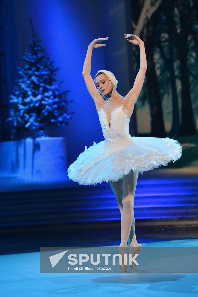 Filming of New Year show on Kultura TV