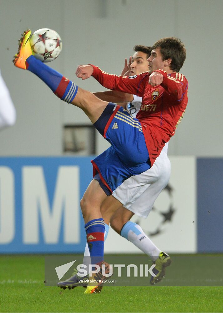 2013–14 UEFA Champions League. CSKA Moscow vs. Manchester City
