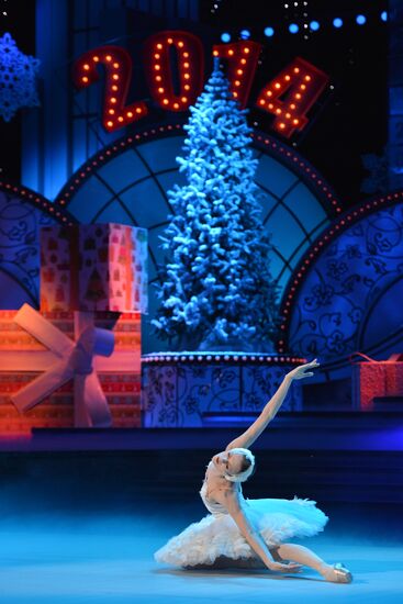 Filming of New Year show on Kultura TV