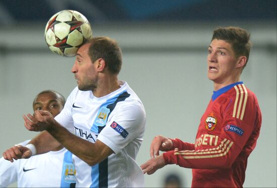 2013–14 UEFA Champions League. CSKA Moscow vs. Manchester City