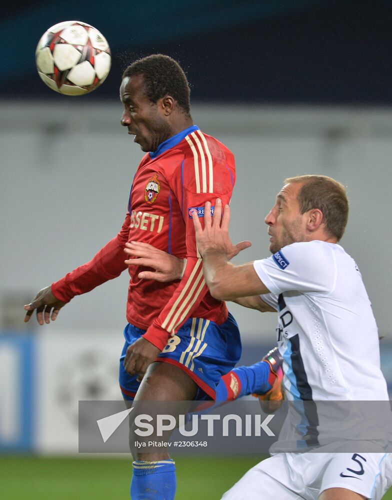 2013–14 UEFA Champions League. CSKA Moscow vs. Manchester City