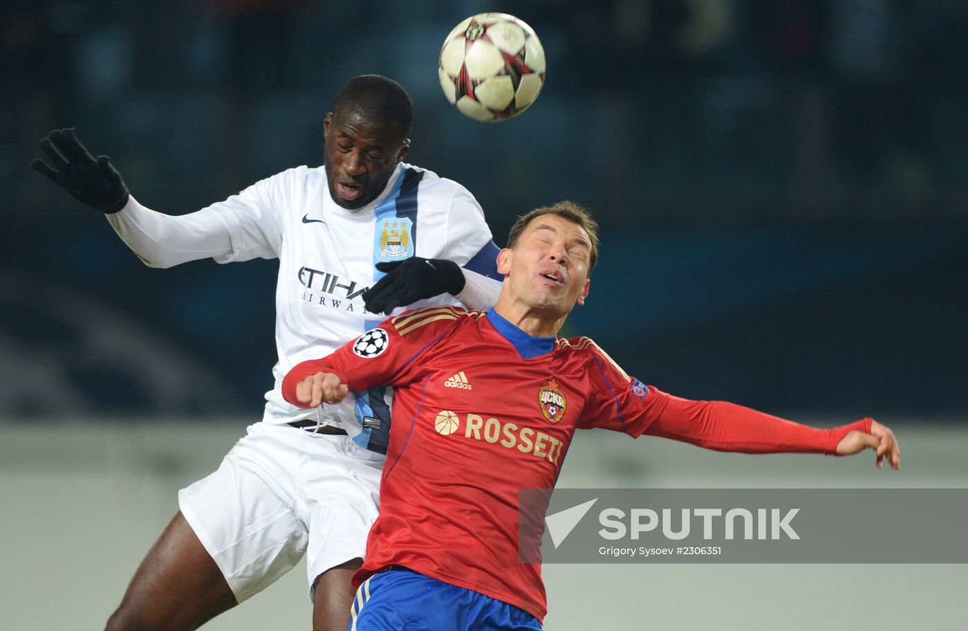 2013–14 UEFA Champions League. CSKA Moscow vs. Manchester City