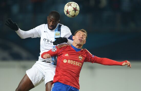 2013–14 UEFA Champions League. CSKA Moscow vs. Manchester City