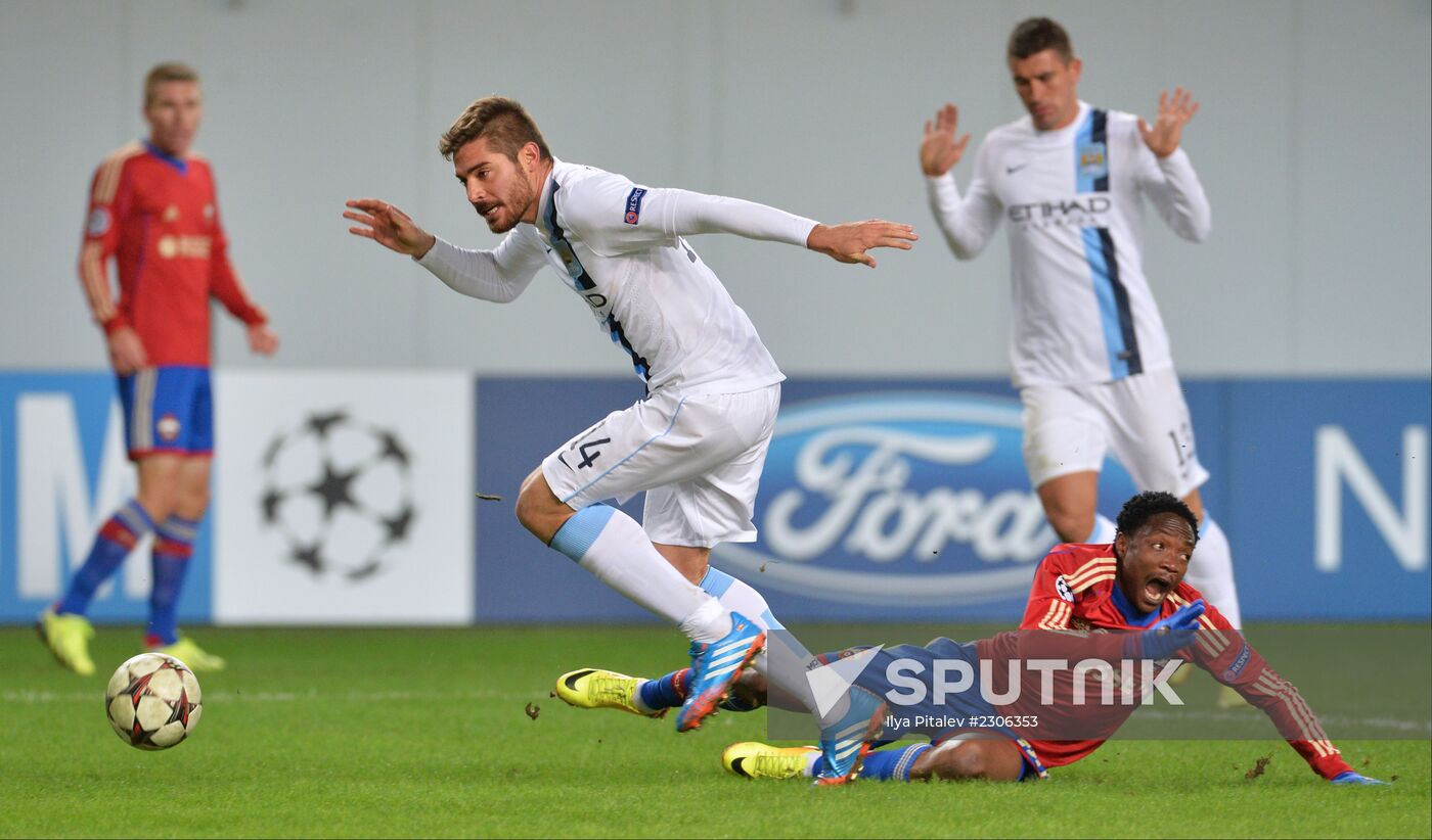 2013–14 UEFA Champions League. CSKA Moscow vs. Manchester City