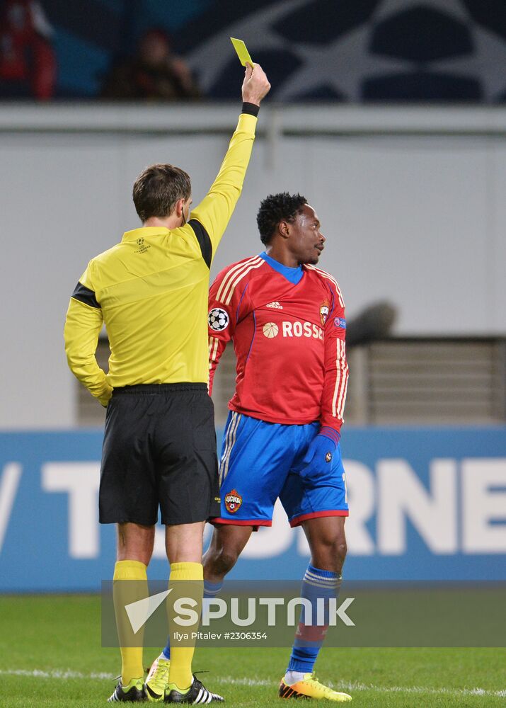 2013–14 UEFA Champions League. CSKA Moscow vs. Manchester City