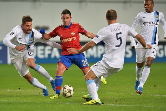2013–14 UEFA Champions League. CSKA Moscow vs. Manchester City