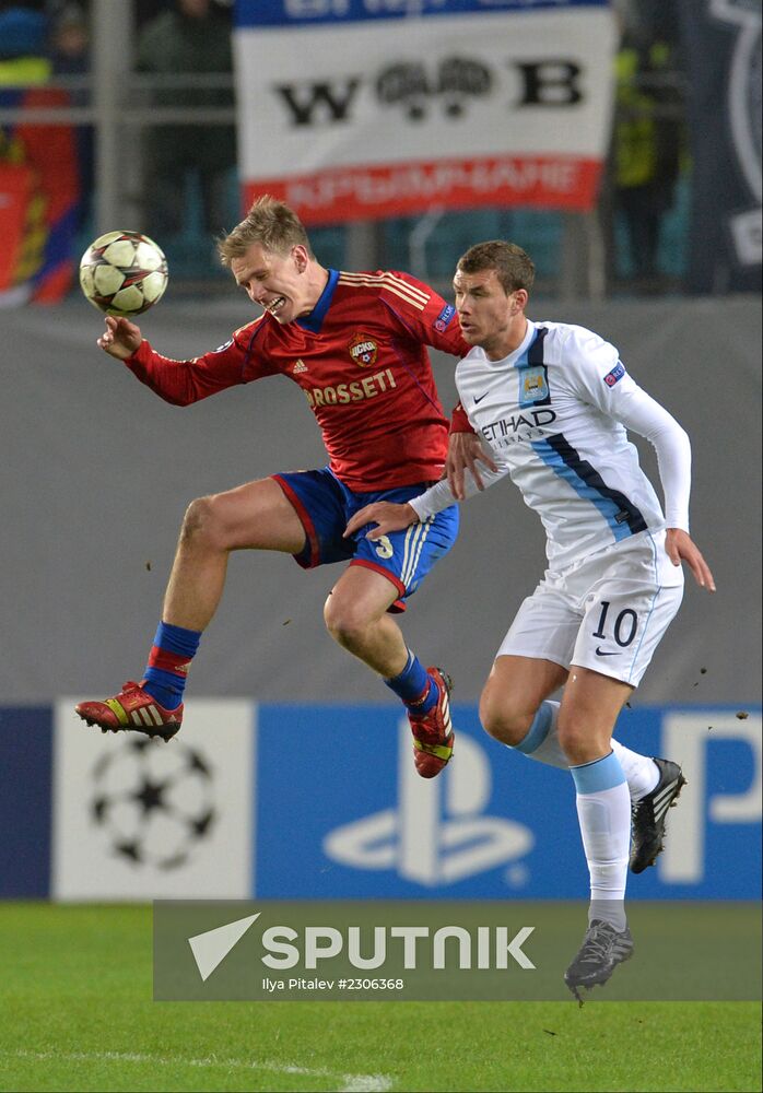 2013–14 UEFA Champions League. CSKA Moscow vs. Manchester City