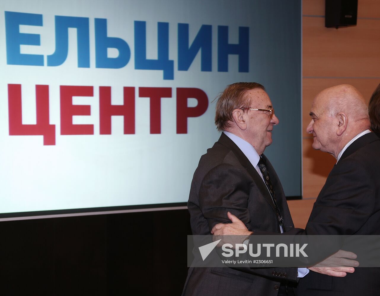 Presentation of translated Yeltsin: A life by Timothy Colton in Moscow