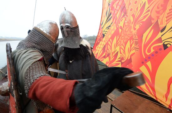 Olympic Torch Relay. Velikiy Novgorod.