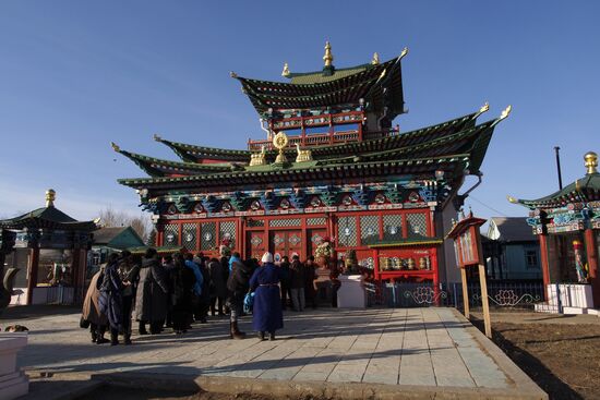 Ivolgin Buddhist Monastery in Buryatia