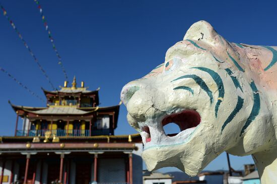 Ivolgin Buddhist Monastery in Buryatia