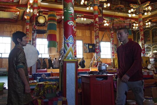 Ivolgin Datsan, a Buddhist temple complex in Buryatia