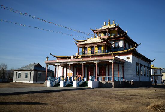 Ivolgin Buddhist Monastery in Buryatia