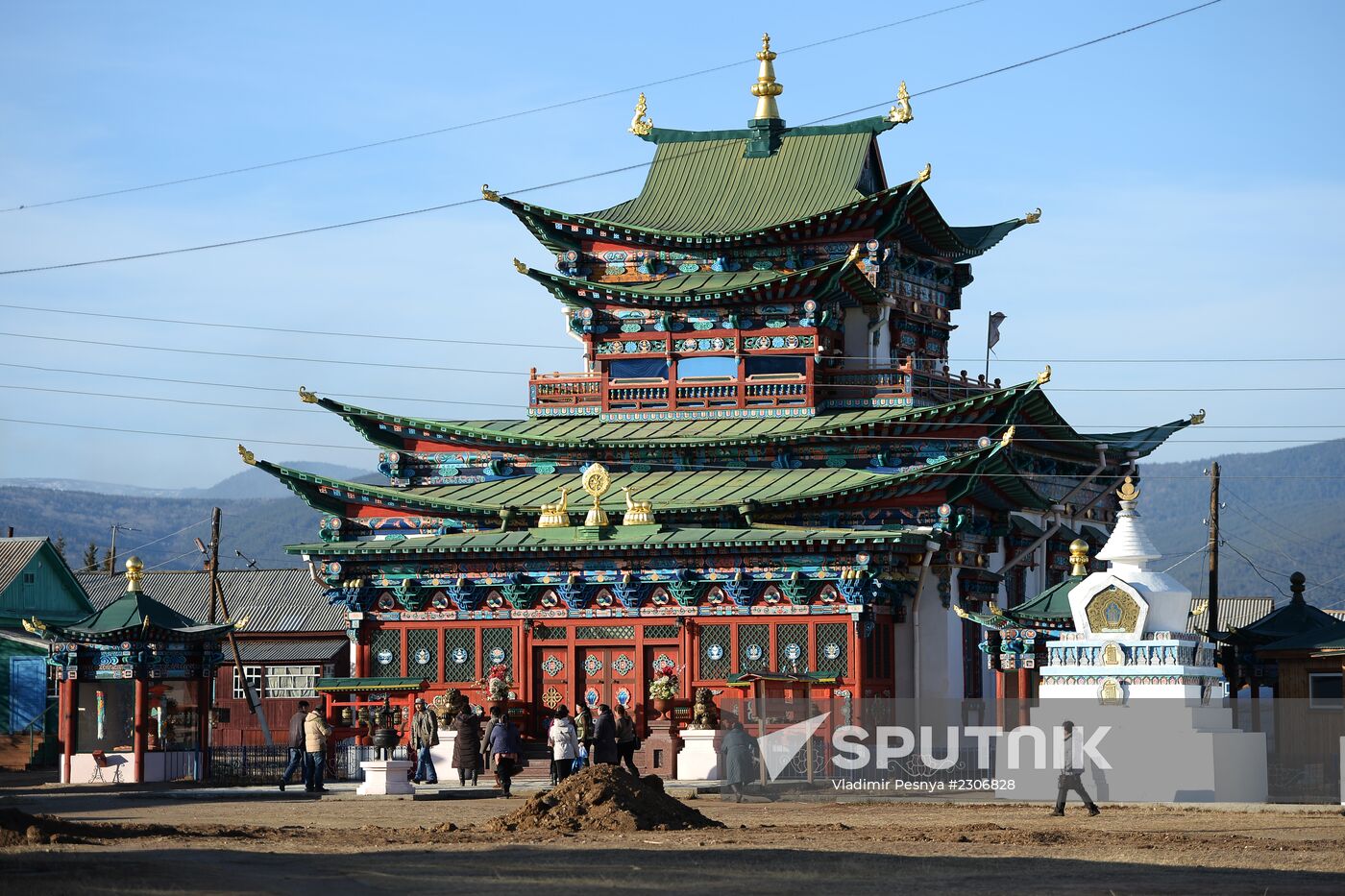 Ivolgin Datsan, a Buddhist temple complex in Buryatia
