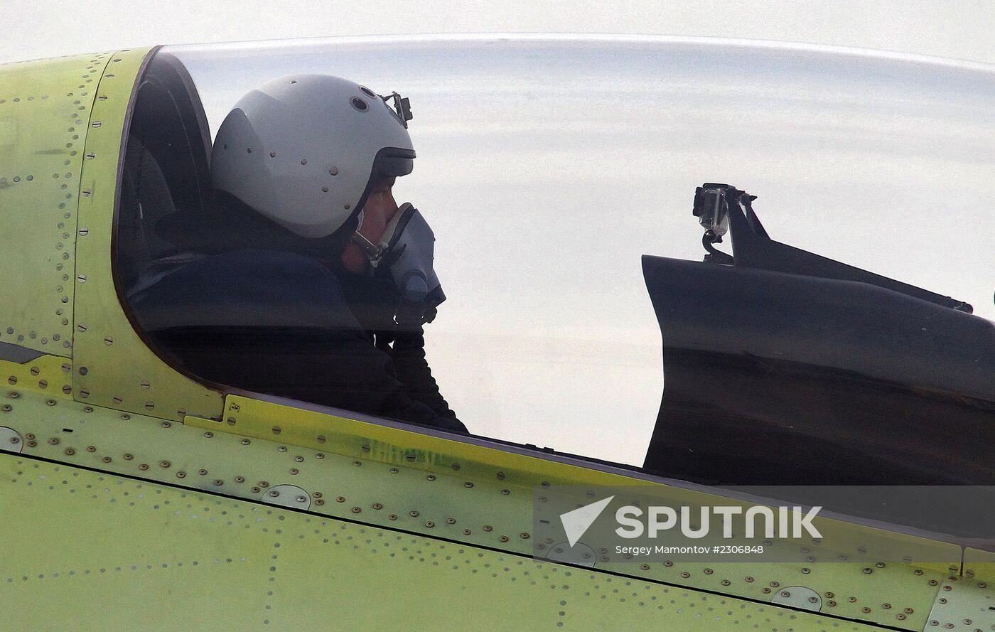 Dmitry Rogozin visit Irkutsk aviation plant