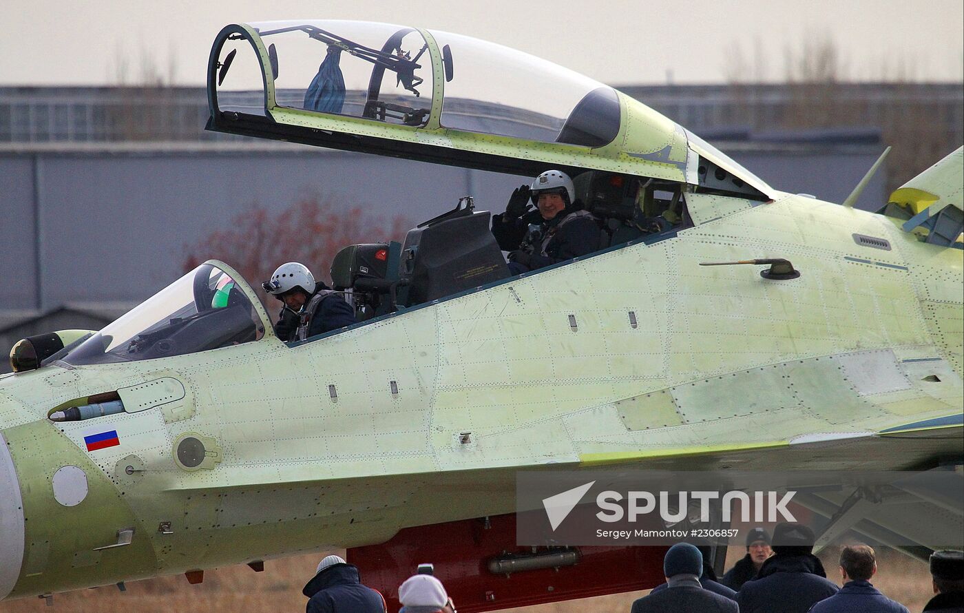 Dmitry Rogozin visits Irkutsk aviation plant