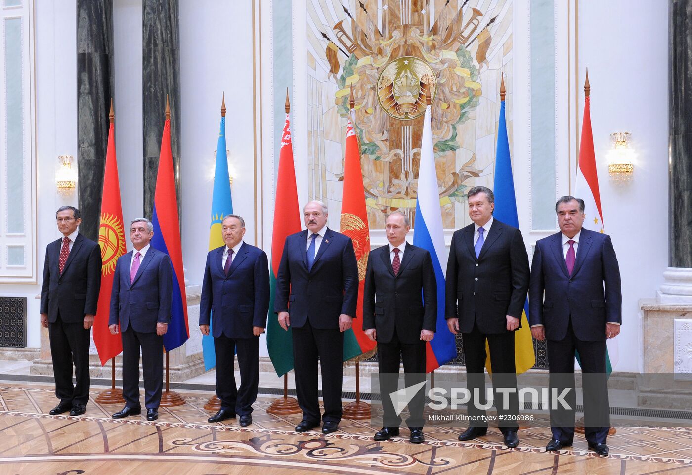 Vladimir Putin on a working visit to Belarus