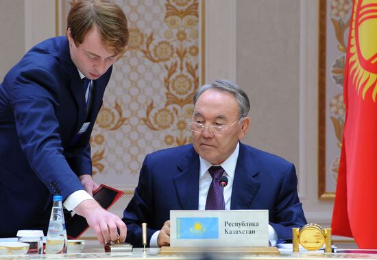 Vladimir Putin on a working visit to Belarus