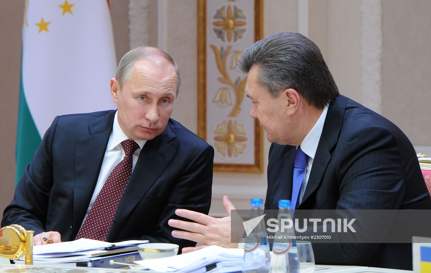 Vladimir Putin on a working visit to Belarus