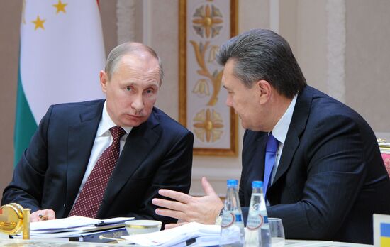 Vladimir Putin on a working visit to Belarus