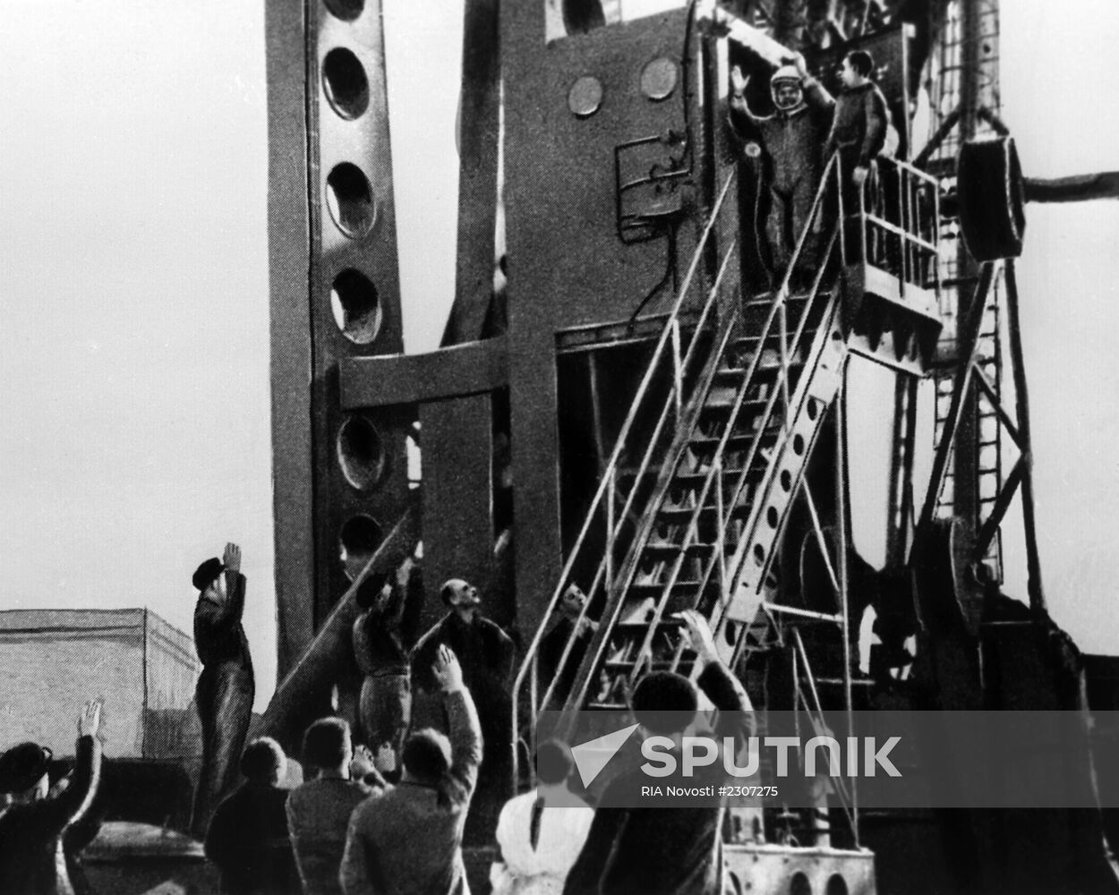 Last minutes before start of "Vostok-1"