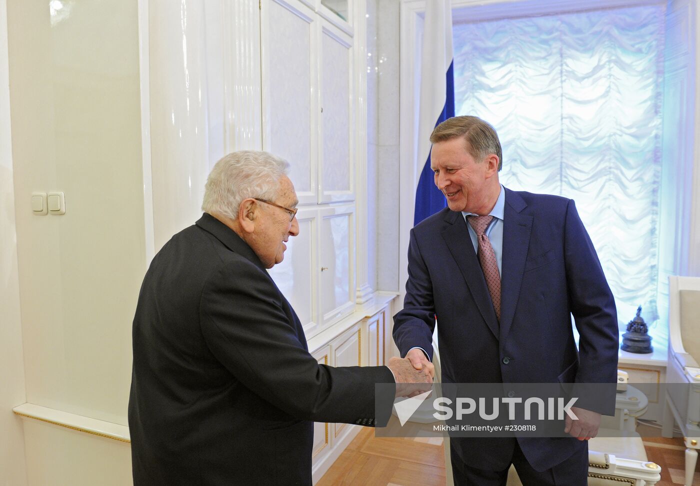 Sergei Ivanov meets with Henry Kissinger