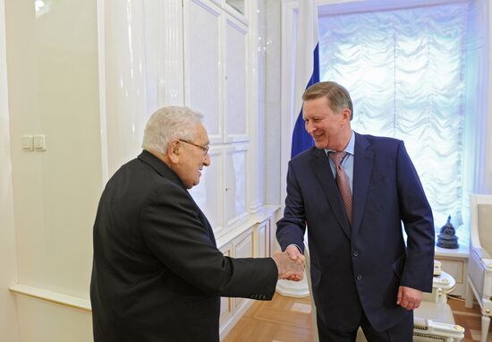Sergei Ivanov meets with Henry Kissinger