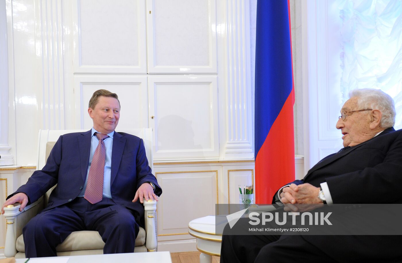 Sergei Ivanov meets with Henry Kissinger