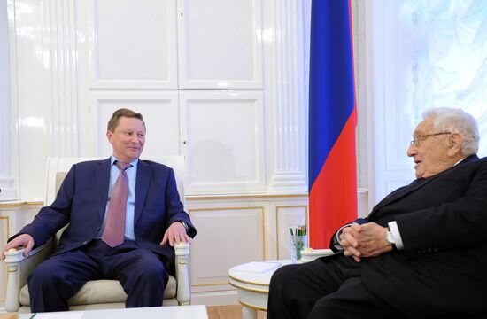 Sergei Ivanov meets with Henry Kissinger