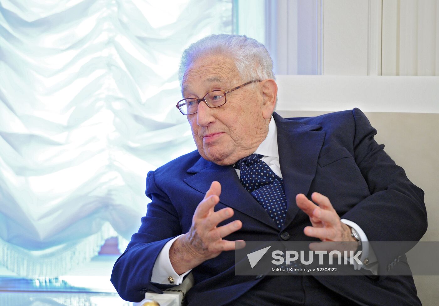 Sergei Ivanov meets with Henry Kissinger