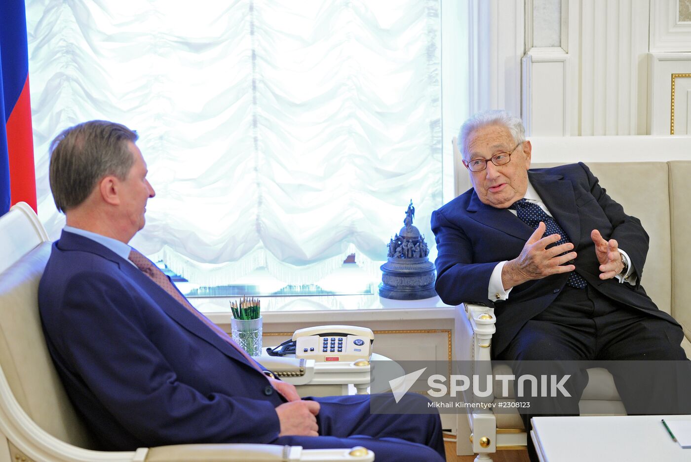 Sergei Ivanov meets with Henry Kissinger