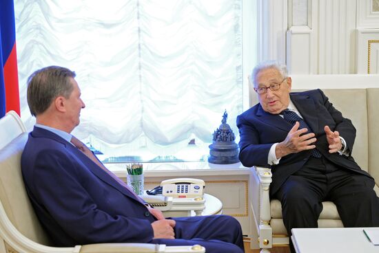 Sergei Ivanov meets with Henry Kissinger