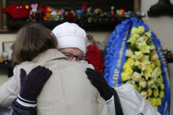 Vigil in memory of Dubrovka Theater Center tragedy