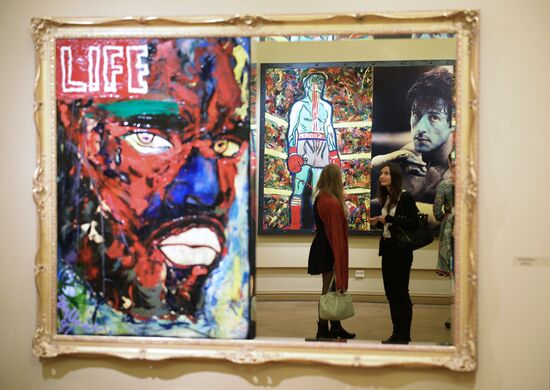 Sylvester Stallone's art exhibition opens at Russian Museum