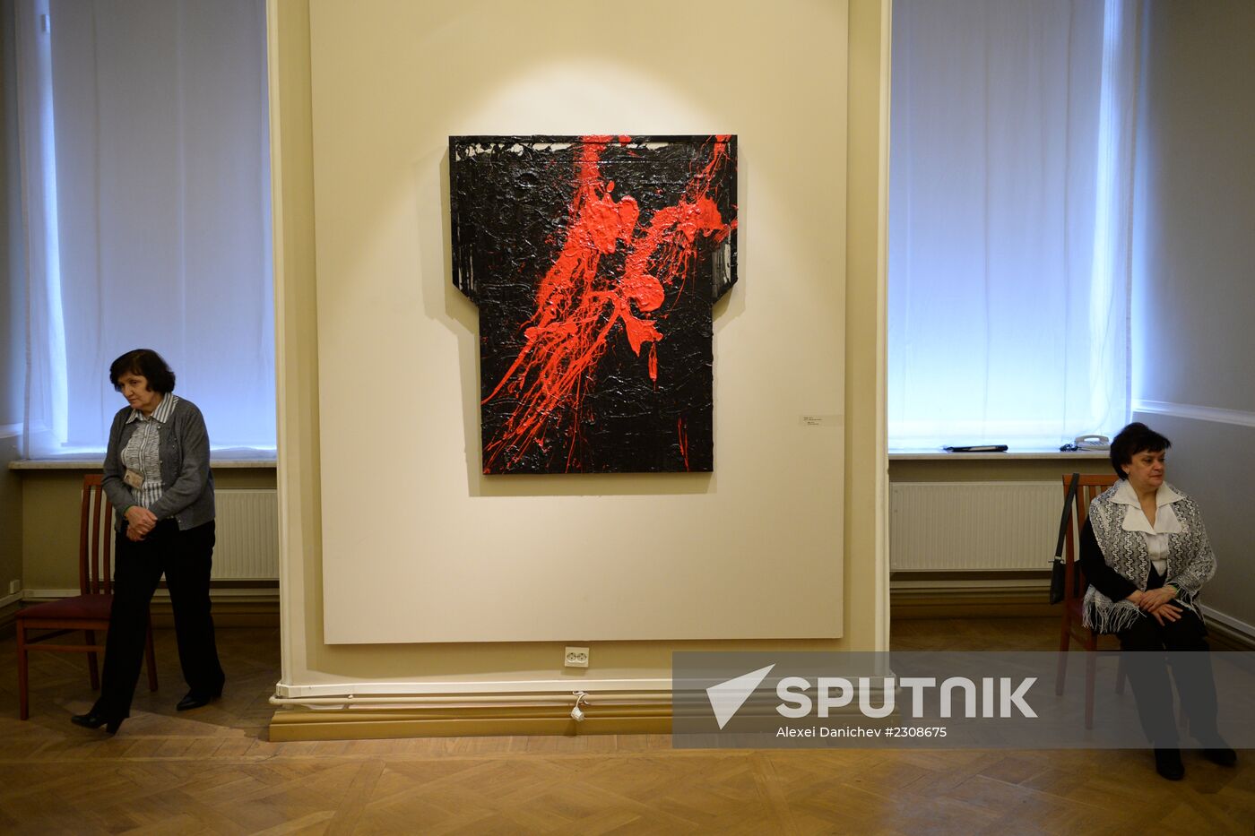 Sylvester Stallone's art exhibition opens at Russian Museum