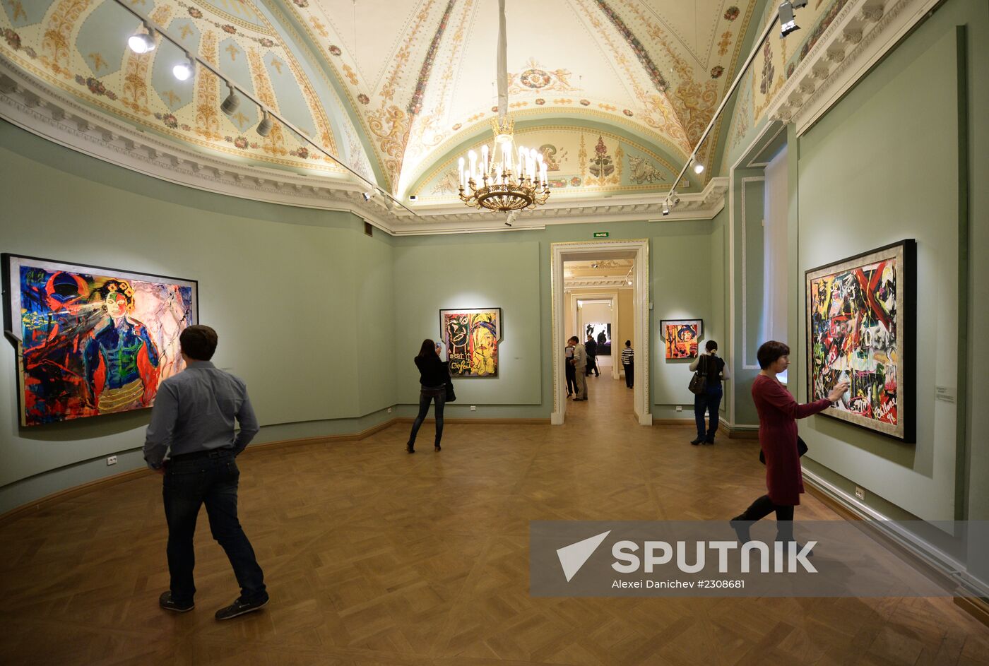 Sylvester Stallone's art exhibition opens at Russian Museum