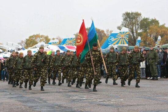 10th anniversary of CSTO base opening in town of Kant in Kyrgyzstan